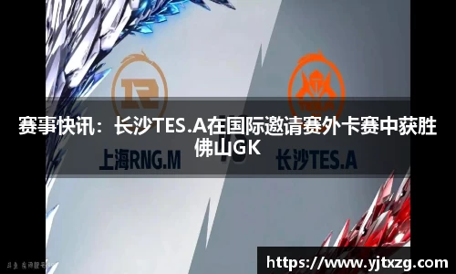 赛事快讯：长沙TES.A在国际邀请赛外卡赛中获胜佛山GK