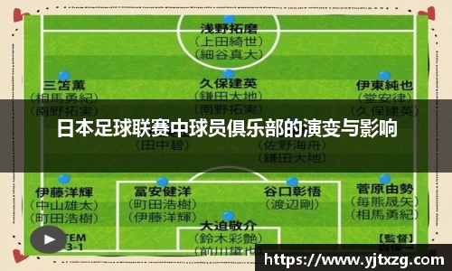 日本足球联赛中球员俱乐部的演变与影响